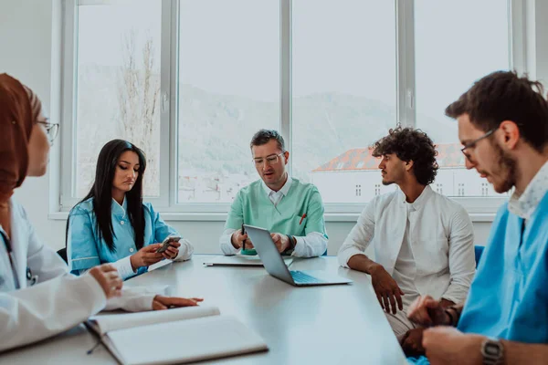 Leaders collaborating in a meeting